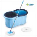 Flipkart SmartBuy NEW DESIGNER MOP WITH PLASTIC SPRINKLER AND 2 MICROFIBER REFILL Bucket, Mop, Mop Set...