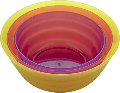 Flipkart SmartBuy Plastic Mixing Bowl (Pack of 3)