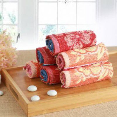 Flipkart SmartBuy Polycotton 400 GSM Face Towel Set (Pack of 6)