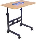 Flipkart SmartBuy Portable Rolling Laptop Table (Black, Brown)...
