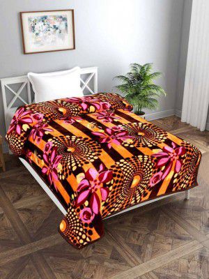Flipkart SmartBuy Printed Single Mink Blanket for Heavy Winter  (Polyester, Multicolor)