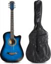 Flipkart SmartBuy RS-AG38 BL Acoustic Guitar Linden Wood Plastic Right Hand Orientation  (Blue)...