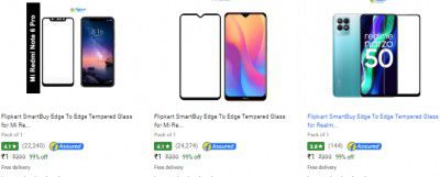 Flipkart Smartbuy Screen Guards Starts ₹1
