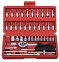Flipkart SmartBuy Socket Tool Set 46 in 1 Bit Socket Wrench Tool Kit ...