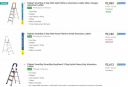 Flipkart Smartbuy Step Ladders up to 70% off...