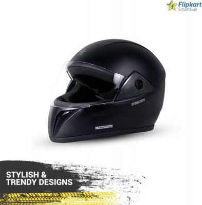 Flipkart SmartBuy Strength Full Face with Clear Visor Riding Gear Motorsports Helmet
