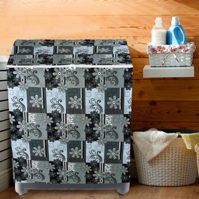 Flipkart SmartBuy Semi-Automatic Washing Machine Cover  (Width: 80.1 cm, Grey)