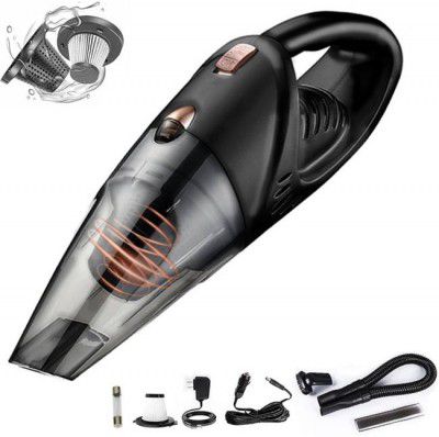 Flipkart SmartBuy Wireless Handheld 100W High Suction Power HEPA filter WetDry High Power Cordless Car Vacuum Cleaner  (Black, Gold)