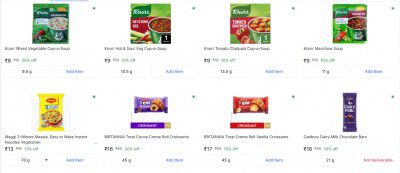 Flipkart Grocery : Snacks Starts At Rs 8