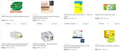 Flipkart Grocery : Soaps & Body Wash Starts At Rs 45