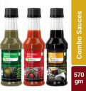 Flipkart Supermart Red, Green Chilli, Soya Sauce  (3 x 190 g)...