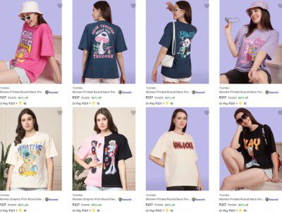Flipkart : Up to 84% OFF - Tromko Womens Clothing And Accessories