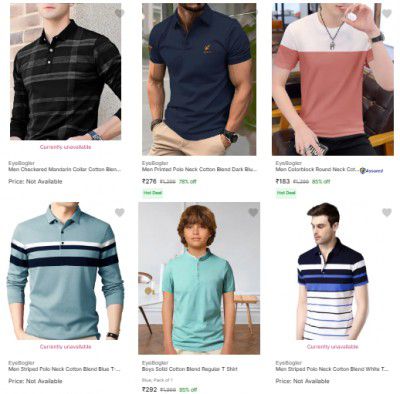 Flipkart : Upto 89% Off On EyeBogler Clothing Starts At Rs 267