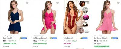 Flipkart : Women's Babydolls Starts @ Rs101
