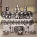 Flipkart SmartBuy Pack of 61 Stainless Steel Dinner Set (Silver)...