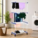 FLIPZON Premium 3 Tier Flexri Cloth Drying Stand with Wheels 