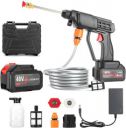 Flisco Cordless 48V Electric Car Pressure Washer Power Washer Gun With Accessories Pressure Washer...