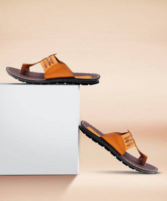 FLITE Men Flats Sandal (Tan)