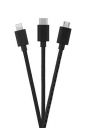 FLiX (Beetel) Durable 3-in-1 Fast Multi Charger Textured charging Cable...