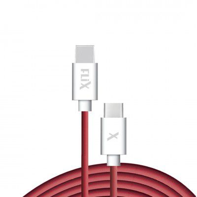 FLiX (Beetel) Rush 18CC USB Type C to Type C Dash Charging Cable 1 Meter Cable (XCD-RTCC118)