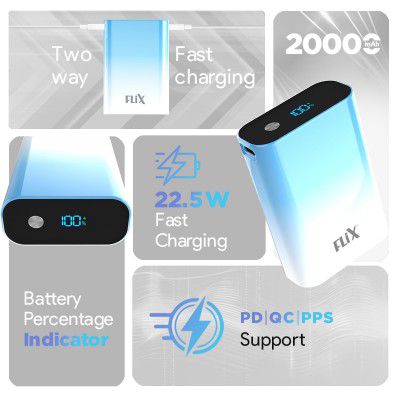 FLiX (Beetel) UltraCharge Duotone 20,000mAh 22.5W QC