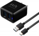 flix (Beetel) XWC-64D 12W 2.4 A Multiport Mobile Charger...