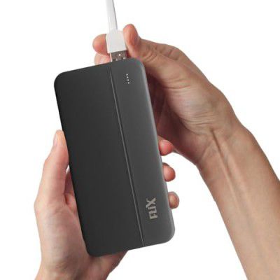 FLiX UltraCharge 20,000mAh QCPD Power Bank,Tripple Output 22.5W High-Speed Power Delivery (P25-Black)