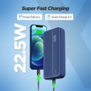 FLiX(Beetel) UltraCharge 20,000mAh QCPD Power Bank,USB C/B Input,Tripple Output 22.5W High-Speed Power Delivery...