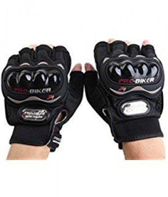 Flomaster Probiker Half Finger Motorcycle Gloves (Black, XXL) (131538)
