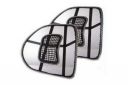 FLOMASTER - WSR01011 Back Rest with Lumbar Support?á(Set of 2, Black)...