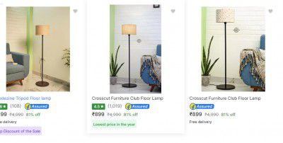 Floor lamp Upto 81% Off