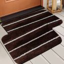Flooring India Microfiber Door Mat  (Coffee, Medium, Pack of 2)...