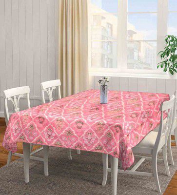 Klotthe Floral Peach (72x52) Cotton Blend Table Cover