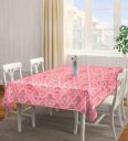 Klotthe Floral Peach (72x52) Cotton Blend Table Cover...