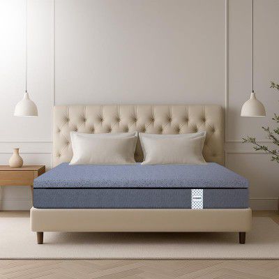 Florance Orthopedic Mattress with 7 Zone Air Gel Memory Foam, Medium-Firm, Pressure Relief, Oeko Tex Certified Fabric, Zero Partner Disturbance, Single Size Mattress, 12-Year Warranty, 72x30x5