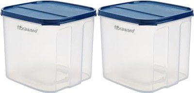 Floraware 4.5 litres Modular Multi-Purpose Plastic Containers with Lid for Kitchen Storage (4500ml, Blue)
