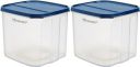 Floraware 4.5 litres Modular Multi-Purpose Plastic Containers with Lid for Kitchen Storage (4500ml, Blue)...