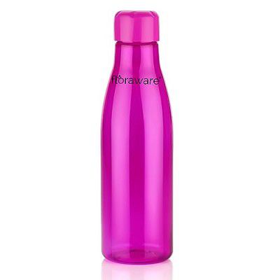 Floraware Food Grade Premium Plastic Fridge Fresh Water Bottle, 1000ml, Pink