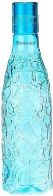 Floraware Food Grade Premium Plastic Fridge Mosaic Water Bottle, 1000ml Pack of 1, Blue