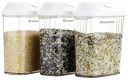 Floraware Food Safe Plastic Storage Containers, 750ml, Pack of 3...