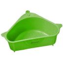 Floraware Multipurpose Corner Kitchen Sink Organizer Wash Basin Storage Organiser Rack (Green)...