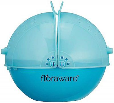 Floraware Plastic Food Strainer Colander, Fruit Basket, Pasta Strainer, Vegetable Strainer, Kitchen Sieve, Washing Bowl, Unbreakable (Blue)