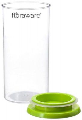 Floraware Plastic Storage Jar and Container Set I Air Tight & BPA Free Containers for Kitchen Storage Set I Grocery Kitchen Container Set I Multipurpose Jar, 1400 Ml Each, Set 1, Green