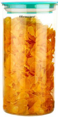 Floraware Plastic Storage Jar and Container Set I Air Tight & BPA Free Containers for Kitchen Storage Set I Grocery Kitchen Container Set I Multipurpose Jar, 1400 Ml Each