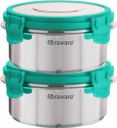 Floraware Stainless Steel Insulated Airtight Leak-Proof Lunch Box Unbreakable Lid...