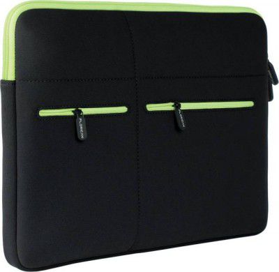 FLORICAN Laptop Sleeve Compatible for 14 Inch Laptops (Green, Black, 14 inch)