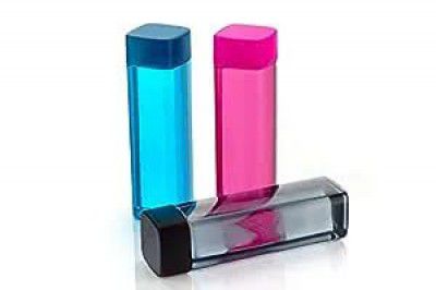 Flossymart Water Bottles for Fridge, Plastic Water Bottle, (1000, Rectangular)