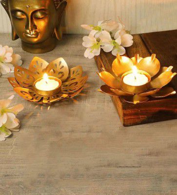 Flower Shape (Set of 2) Tealight Holder