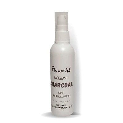 Flowraa Charcoal Facewash with Activated Charcoal 100ml