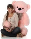 Fluffies 3 Feet 91cm Skin Friendly Ultra Soft Teddy Bear for Kids Perfect Present for Birthday, Babies, Girls, Boy, Girlfriend - (3 Feet/91cm, Pink)...